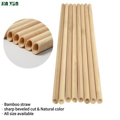 Pajitas de bambú desechables